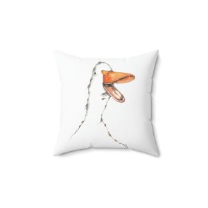Spun Polyester Square Pillow - MacAllaster the Duck