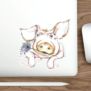 Fred the Pig Die-Cut Stickers
