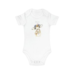 Carol the Cow - Combed Cotton Baby Bodysuit