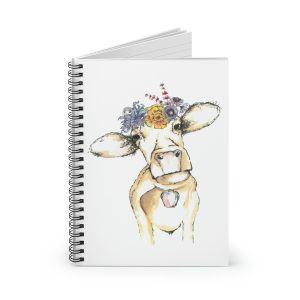Carol the Cow Spiral Notebook - Ruled Line