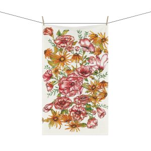 Daisies and Roses Kitchen Towel