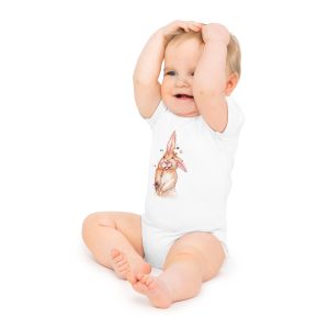 Easter Bunny Baby Short Sleeve Bodysuit