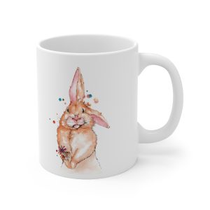Ceramic Coffee Cups, Easter Bunny