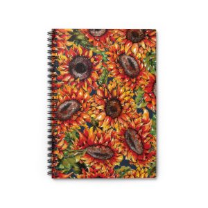 Sunflowers Spiral Notebook - Ruled Line