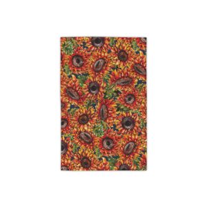 Vibrant Sunflower Hand Towel