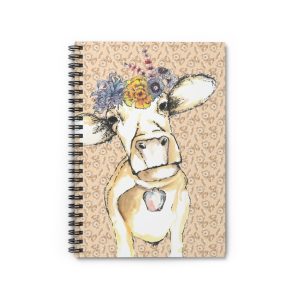 Carol the Cow Spiral Notebook - Ruled Line
